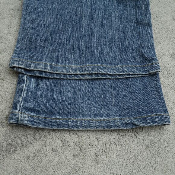 VIGOSS Jeans Junior's Size 13 Blue Mid-Rise Bootcut Denim Pants 29.5" Inseam - Picture 16 of 16